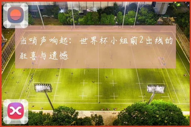 当哨声响起：世界杯小组前2出线的狂喜与遗憾